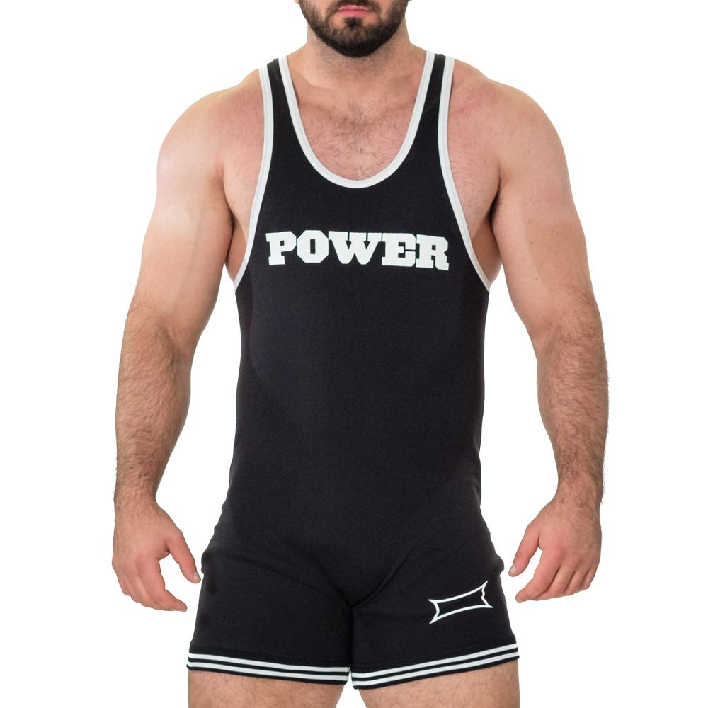 Powerlifting Soft Suit (IPF Approved) Black, Gym Singlet